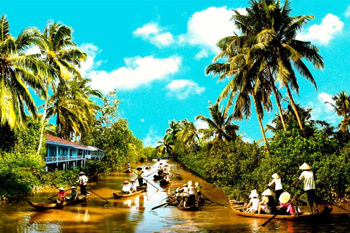 Vĩnh Long nằm ngay tại trung tâm khu vực đồng bằng sông Cửu Long