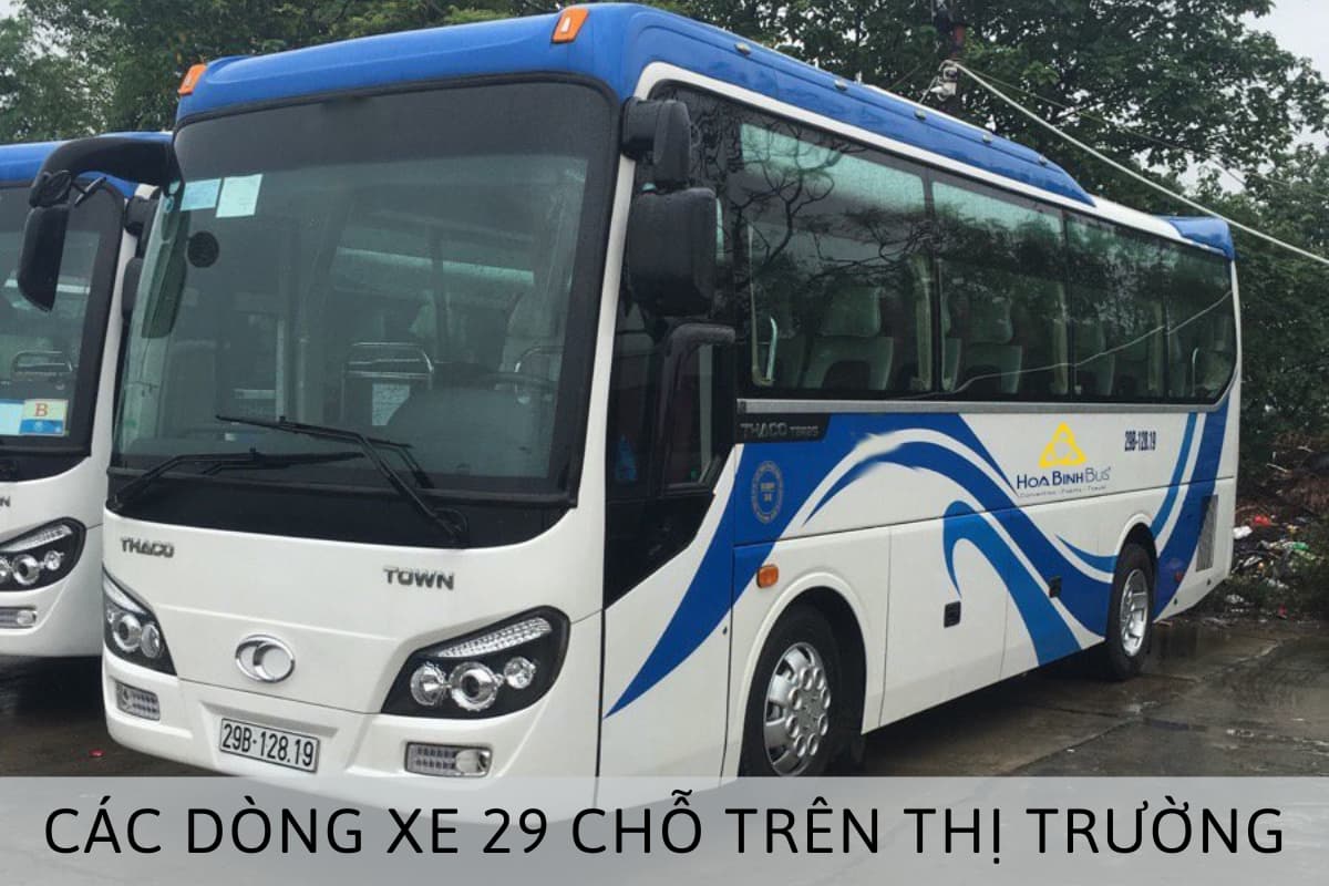 Các dòng xe 29 chỗ