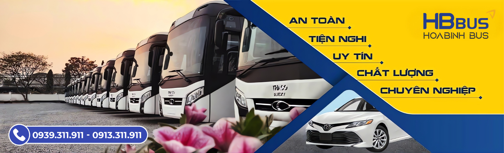 HoaBinhBus - An toàn, tiện nghi, uy tín, chất lượng, chuyên nghiệp