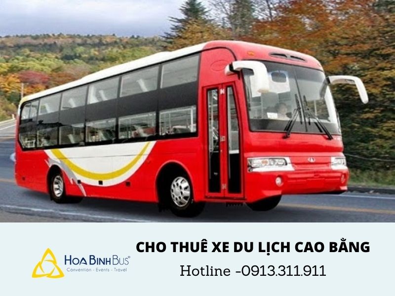 Dịch vụ thuê xe du lịch Cao Bằng với HoaBinhBus